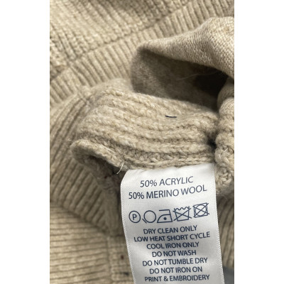 Gilet zippé grosse maille manche longue uspa Gilet zippé grosse maille manche longue uspa