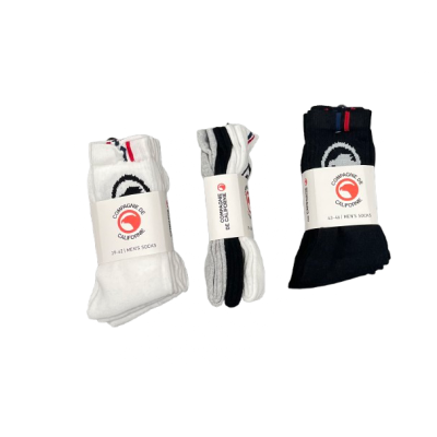 Chaussette tennis pack de 3 paires compagnie de Californie Chaussette tennis pack de 3 paires compagnie de Californie