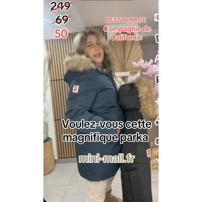 Parka femme compagnie de Californie
