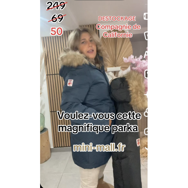 Parka femme compagnie de Californie