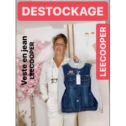 Veste en jean LEECOOPER bi...